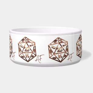 RPG Crit AF   Copper Fantasy Tabletop Gamer Dice