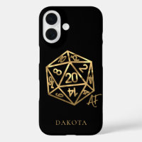 RPG Crit AF | Gold Fantasy Tabletop PnP Gamer Dice