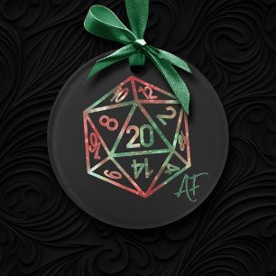 RPG Crit AF   Joueur de rôle Tableau rouge et vert