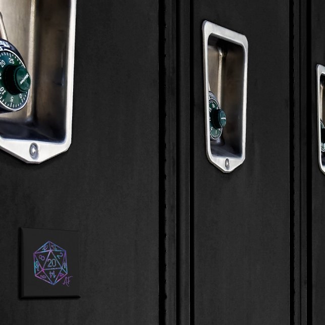 RPG Crit AF | Nebula Fantasy Tabletop Gamer Dice Magnet (Creator Uploaded)