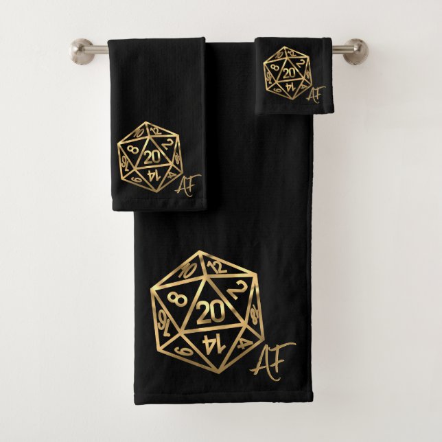 RPG Crit AF | Pipe Imaginaire Or PnP Jeu Dice (En situation)