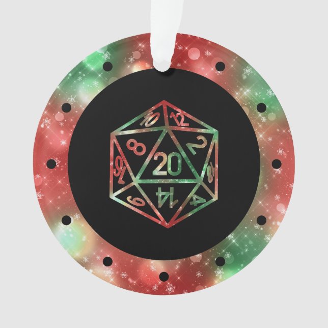 RPG Critmas | Red and Green Tabletop Role Player (devant)