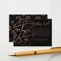 RPG Dice | Copper Fantasy Tabletop Gamer Wishlist