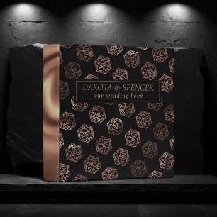 RPG Dice   Copper Tabletop PnP Roleplayer Branding Binder