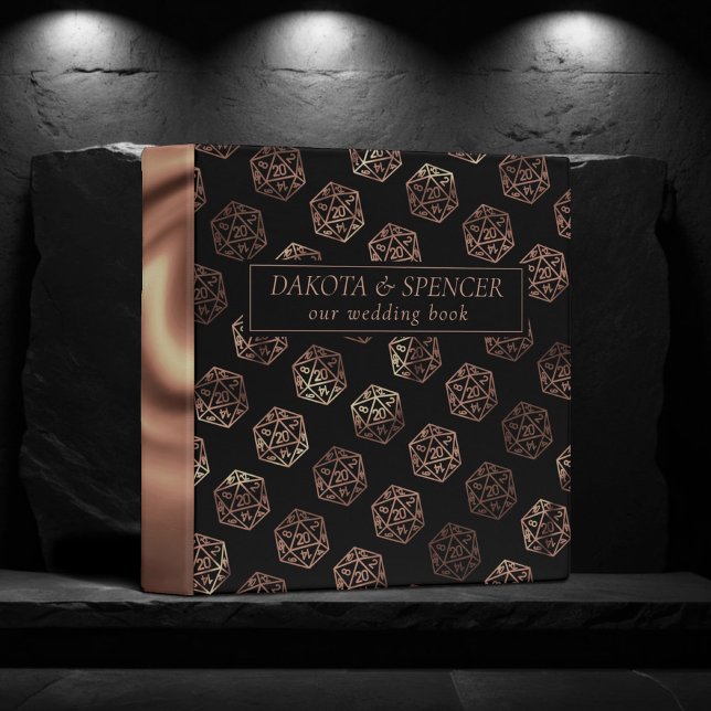 RPG Dice | Copper Tabletop PnP Roleplayer Branding Binder (Creator Uploaded)