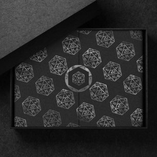 RPG Dice Fantasy Retro PnP Tabletop Role Player Tissue Paper