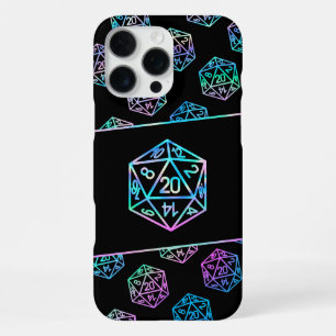 RPG Dice   Holo Old School Tabletop Role Player iPhone 16 Pro Max Case