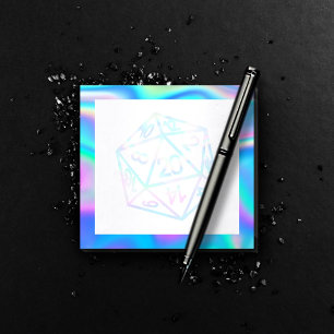 RPG Dice   Holo Old School Tabletop Role Player Post-it Notes
