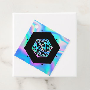 RPG Dice   Holo Tabletop PnP Roleplayer Thank You Favour Tags