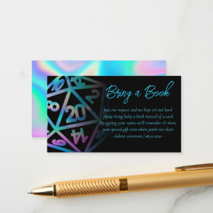 RPG Dice   Holo Tabletop Role Player Book Request Enclosure Card