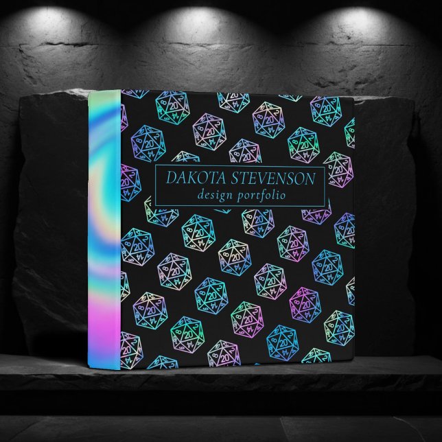 RPG Dice | Holo Tabletop Role Player Branding Binder (Creator Uploaded)
