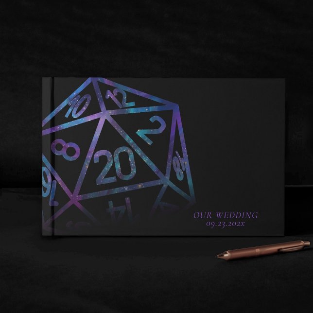 RPG Dice | Nebula Fantasy Tabletop Retro PnP Gamer Guest Book (Creator Uploaded)