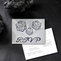 RPG Dice | Retro Tabletop Role Player Entree RSVP