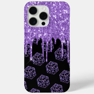 RPG Drip   Purple Fantasy Tabletop Roleplayer Dice iPhone 15 Pro Max Case