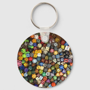 RPG game dice Keychain