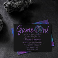 RPG Game On | Nebula Tabletop PnP Roleplayer Dice