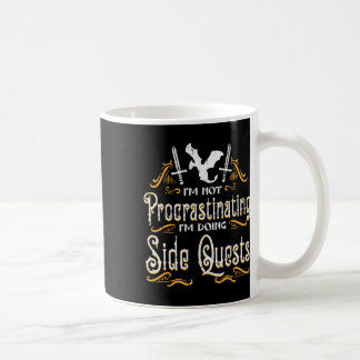 Rpg Gamer Not Procrastinating Side Quest Funny Men Coffee Mug