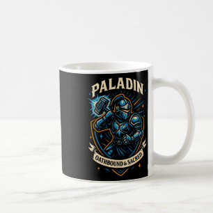 Rpg Gamer Paladin D20 Dice Nerdy Geek Men Women Ki Coffee Mug