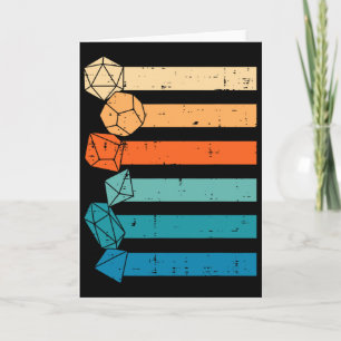 Rpg Gamer Retro Role Playing Game Men Boys Card