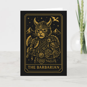 Rpg Gamer Rrian D20 Dice Nerdy Geek Cat Men Women  Card