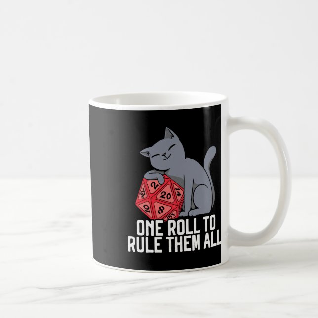 Rpg Gaming D20 Tabletop Games Funny Rpg Gamer  Coffee Mug (Right)