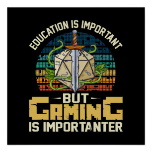 rpg gaming is importanter poster