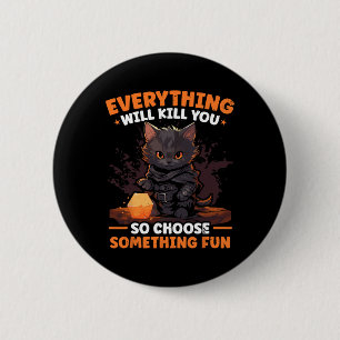 Rpg Gaming Role Playing D20 Tabletop Games Funny R 2 Inch Round Button