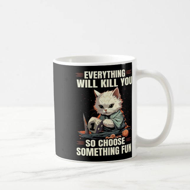 Rpg Gaming Role Playing D20 Tabletop Games Funny R Coffee Mug (Right)