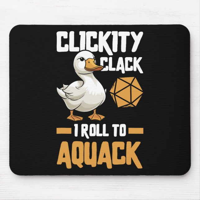 Rpg Gaming Role Playing D20 Tabletop Games Funny R Mouse Pad (Front)