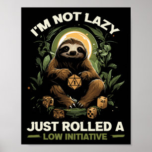 Rpg Gaming Role Playing D20 Tabletop Games Funny R Poster