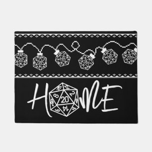 RPG Lights Classic Fantasy Tabletop Gamer Dice Doormat