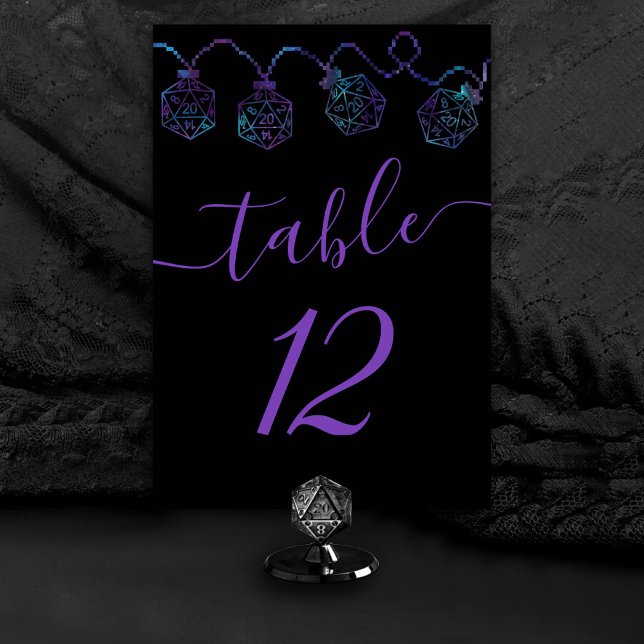 RPG Lights | Nebula Retro Tabletop Roleplayer Dice Table Number (Creator Uploaded)