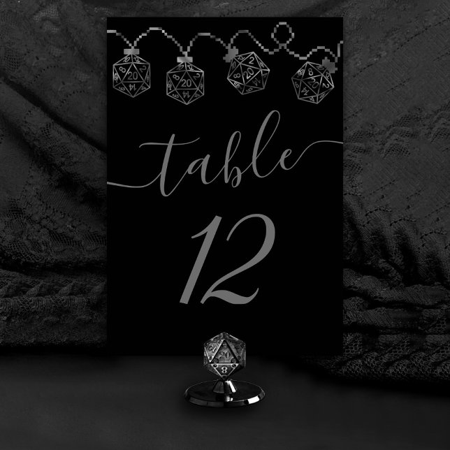 RPG Lights | Retro Tabletop PnP Roleplayer Dice Table Number (Creator Uploaded)