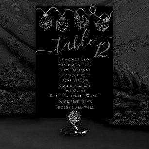 RPG Lights   Retro Tabletop Roleplayer Guest Name Table Number