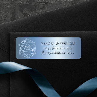 RPG Luxe | Blue Fantasy Tabletop Gamer Address