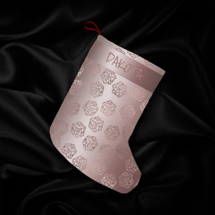 RPG Luxe   Mauve Fantasy Tabletop Gamer Custom Small Christmas Stocking