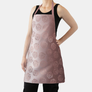 RPG Luxe   Mauve Sheen Tabletop Role Player Dice Apron