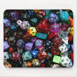 RPG Multi-sided Dice Mouse Pad