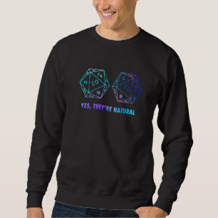 Rpg Shirt Yes Theyre Natural D20 Dice