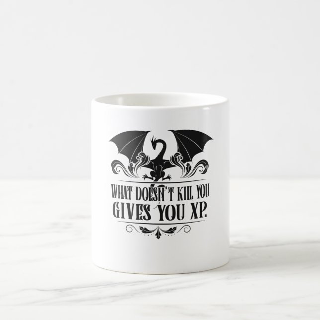 RPG Tabletop XP Dragon Master Gifts Coffee Mug (Center)