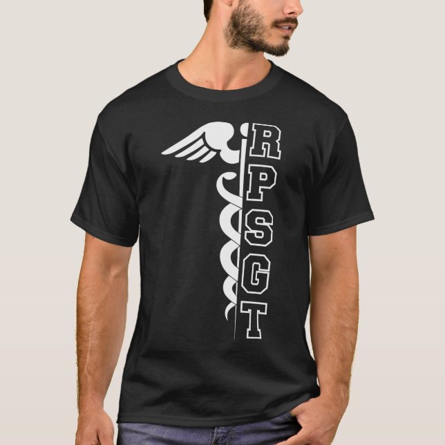 Rpsgt Respiratory Therapist Sleep Technologist Cad T-Shirt (Front)
