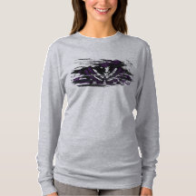 RR 03 | Logo noir Rebel féminin T-shirt à deux côt