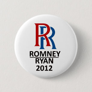 RR Romney Ryan '12 2 Inch Round Button