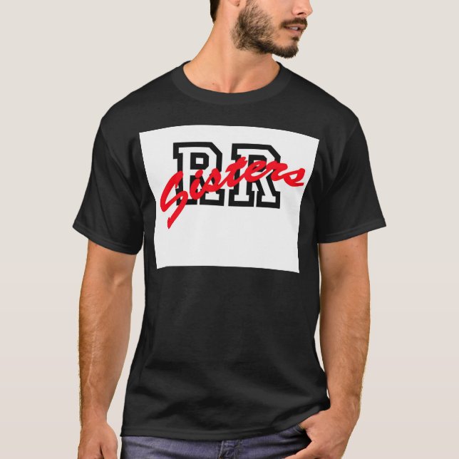 RR Sisters Baseball Print T-Shirt (Front)