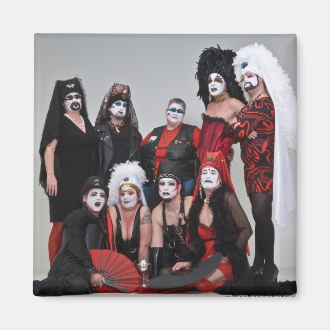 RR Sisters Holiday Photo Magnet (Front)