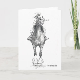 RS01 "Equestrian road signals" card