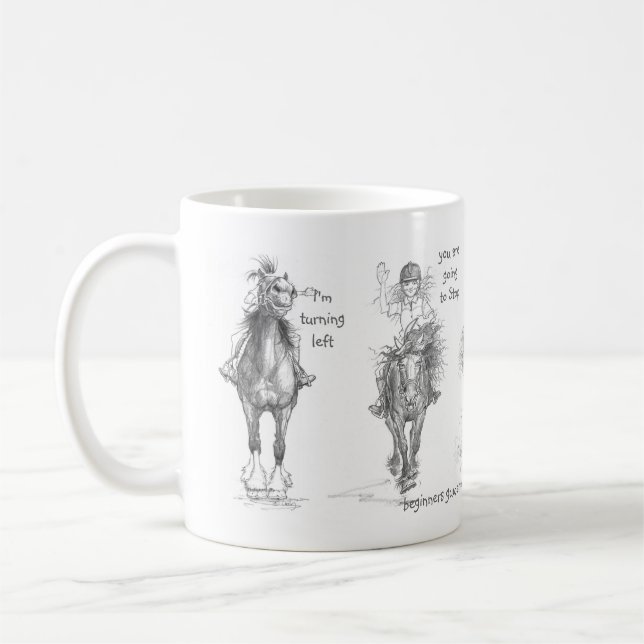RS01 "Equestrian road signals" mug (Left)