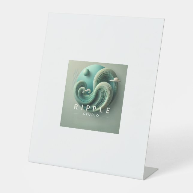 RS Brand Pedestal Sign (Front)