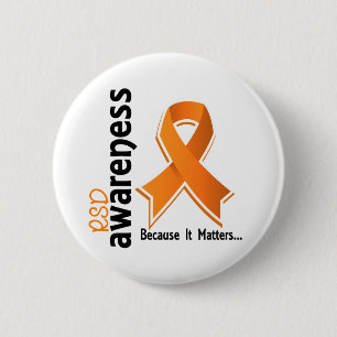 RSD Awareness 5 Reflex Sympathetic Dystrophy 2 Inch Round Button