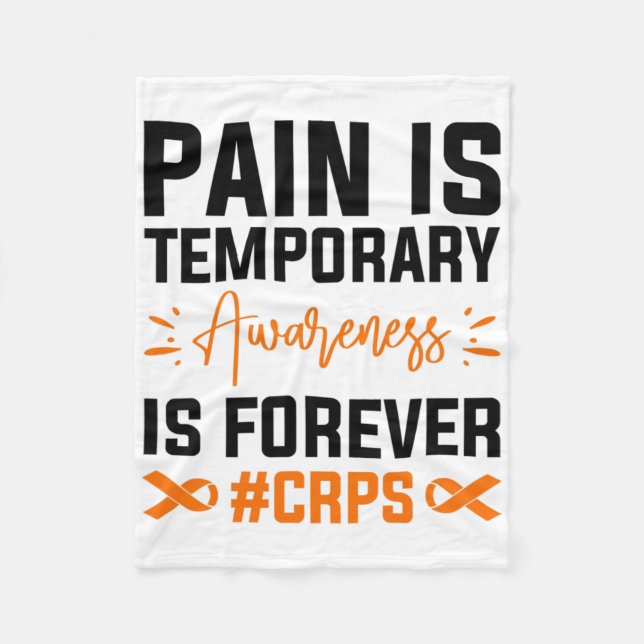 Rsd Crps Awareness 2  Fleece Blanket (Front)